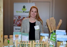 Linda de Koning van GreenFood50 producent van Quinoa producten.